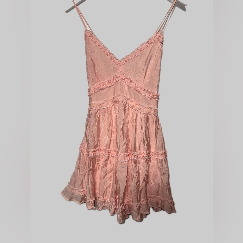 Pink babydoll dress